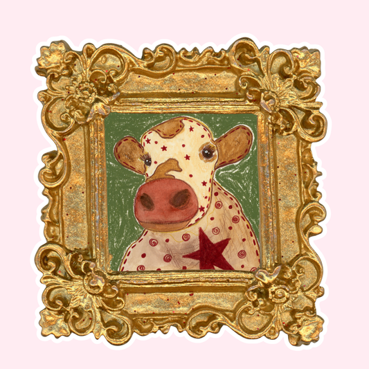 Cow Museum Sticker