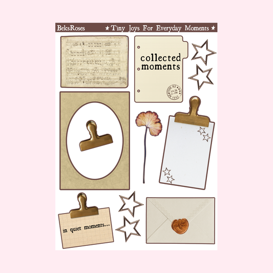 Collected Moments Sticker Sheet