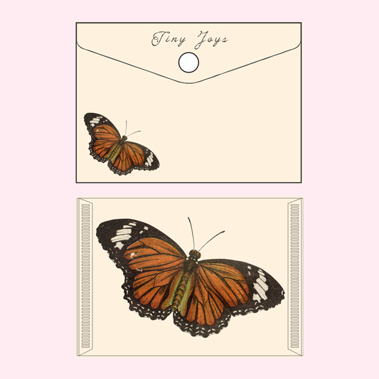 Vintage Butterfly Envelope