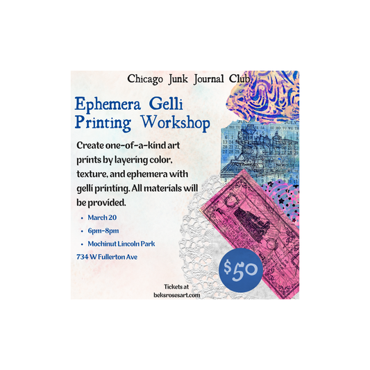 Ephemera Gelli Printing Workshop