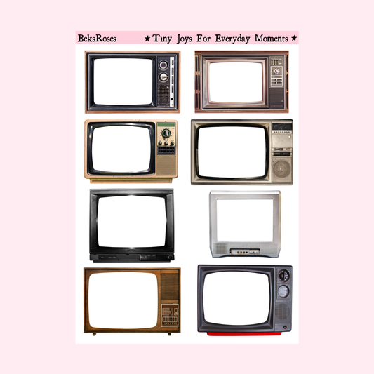 TV Frames Sticker Sheet
