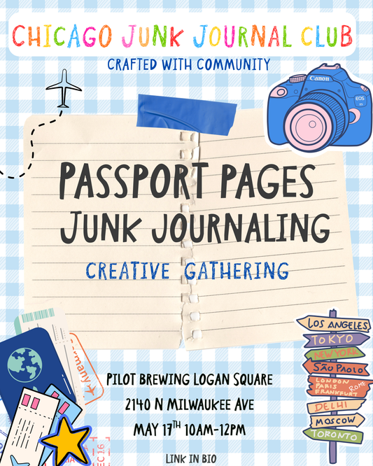 Passport Pages Junk Journal Gathering
