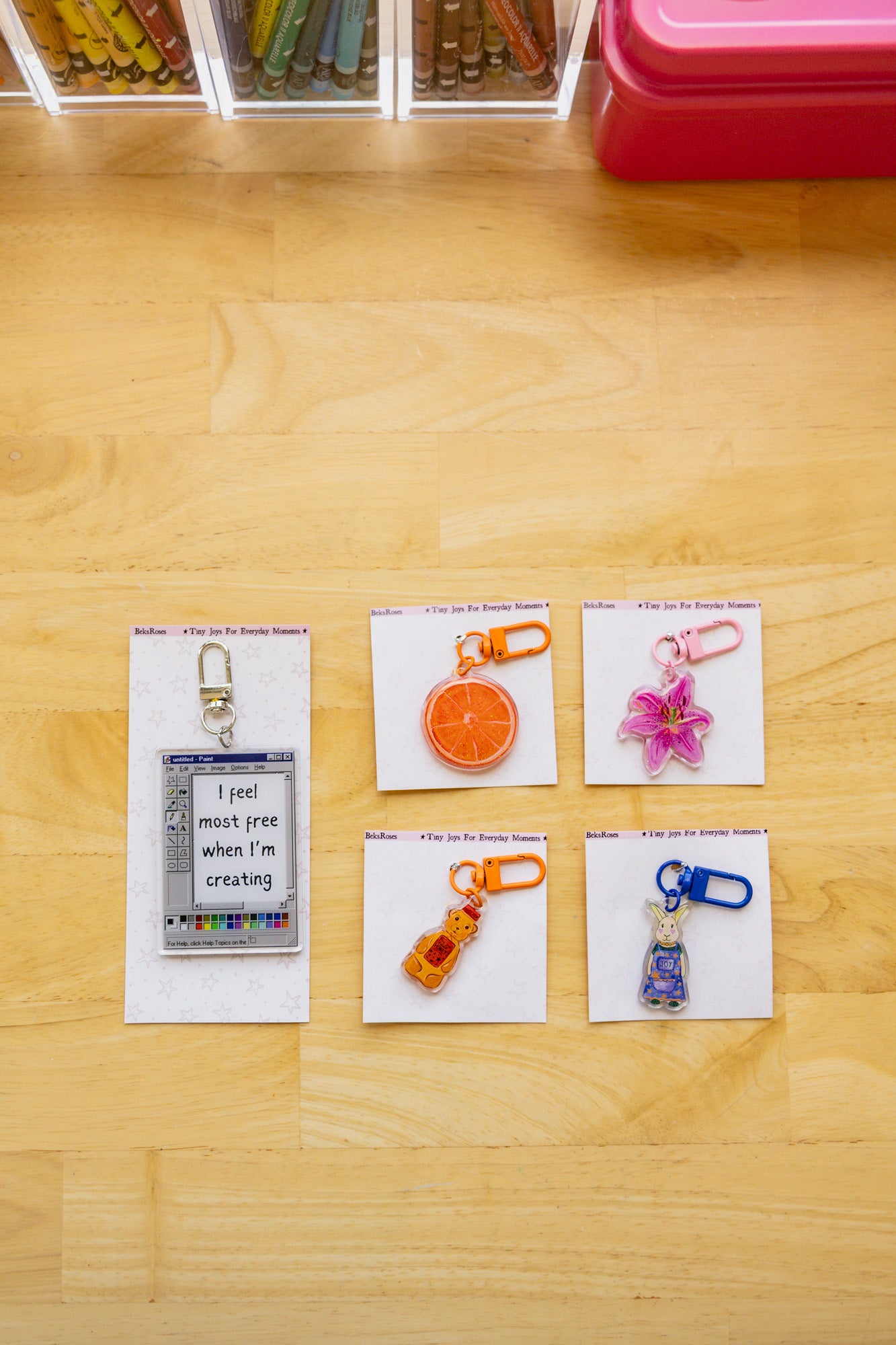 Orange Slice Tiny Joy Charm