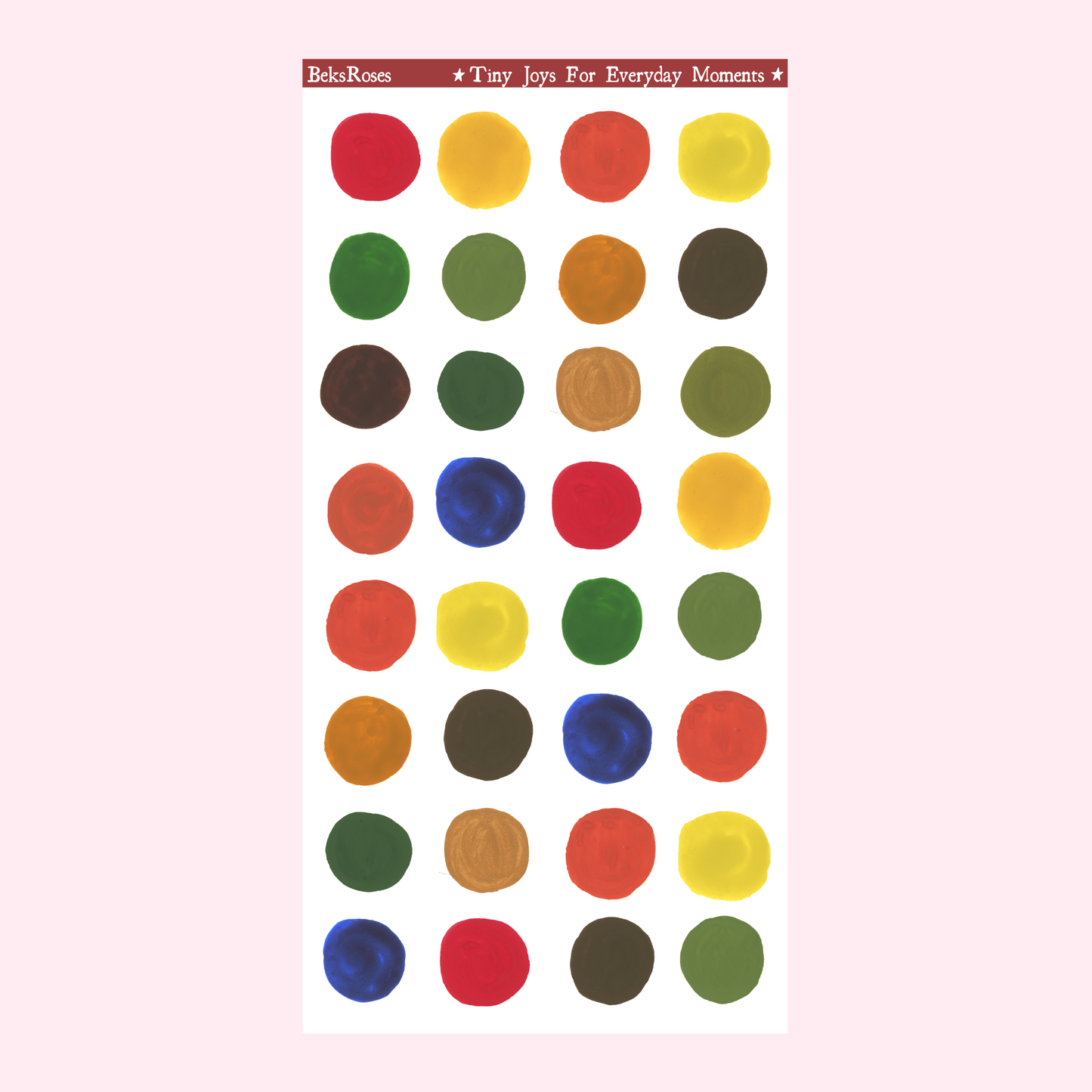 Autumn Palette Sticker Sheet