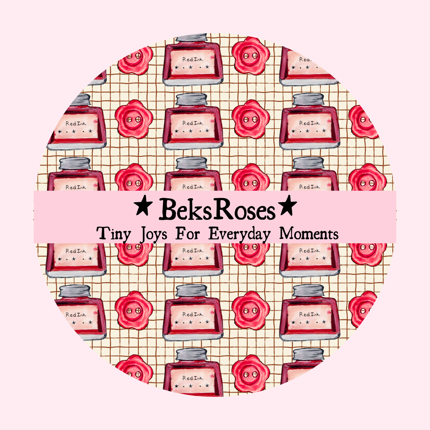Red Ink Washi Tape 18mm