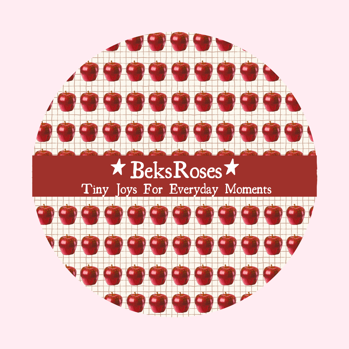 Red Apples Washi Tape 18mm