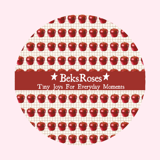 Red Apples Washi Tape 18mm