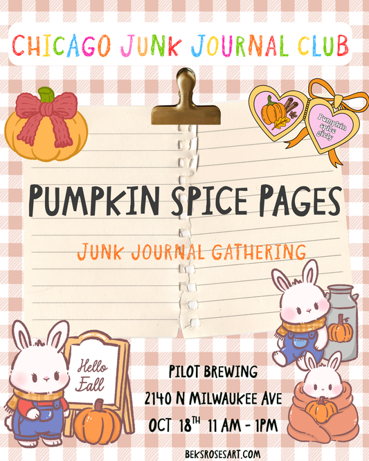 Pumpkin Spice Pages Junk Journal Gathering October