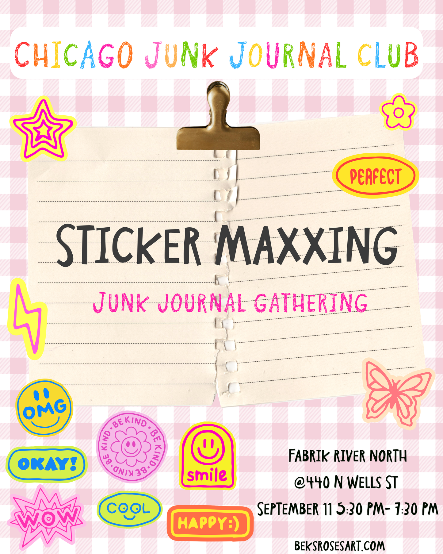 Sticker Maxxing Junk Journal Gathering
