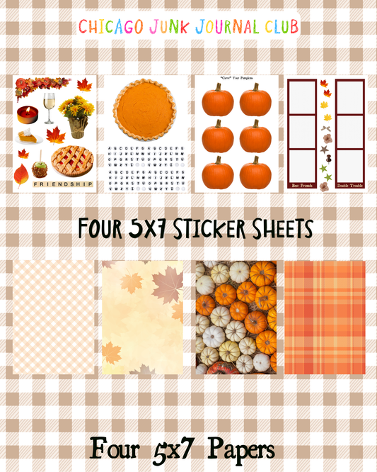 Friendsgiving Letter Writing Junk Journal Event