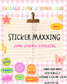 Sticker Maxxing Junk Journal Gathering
