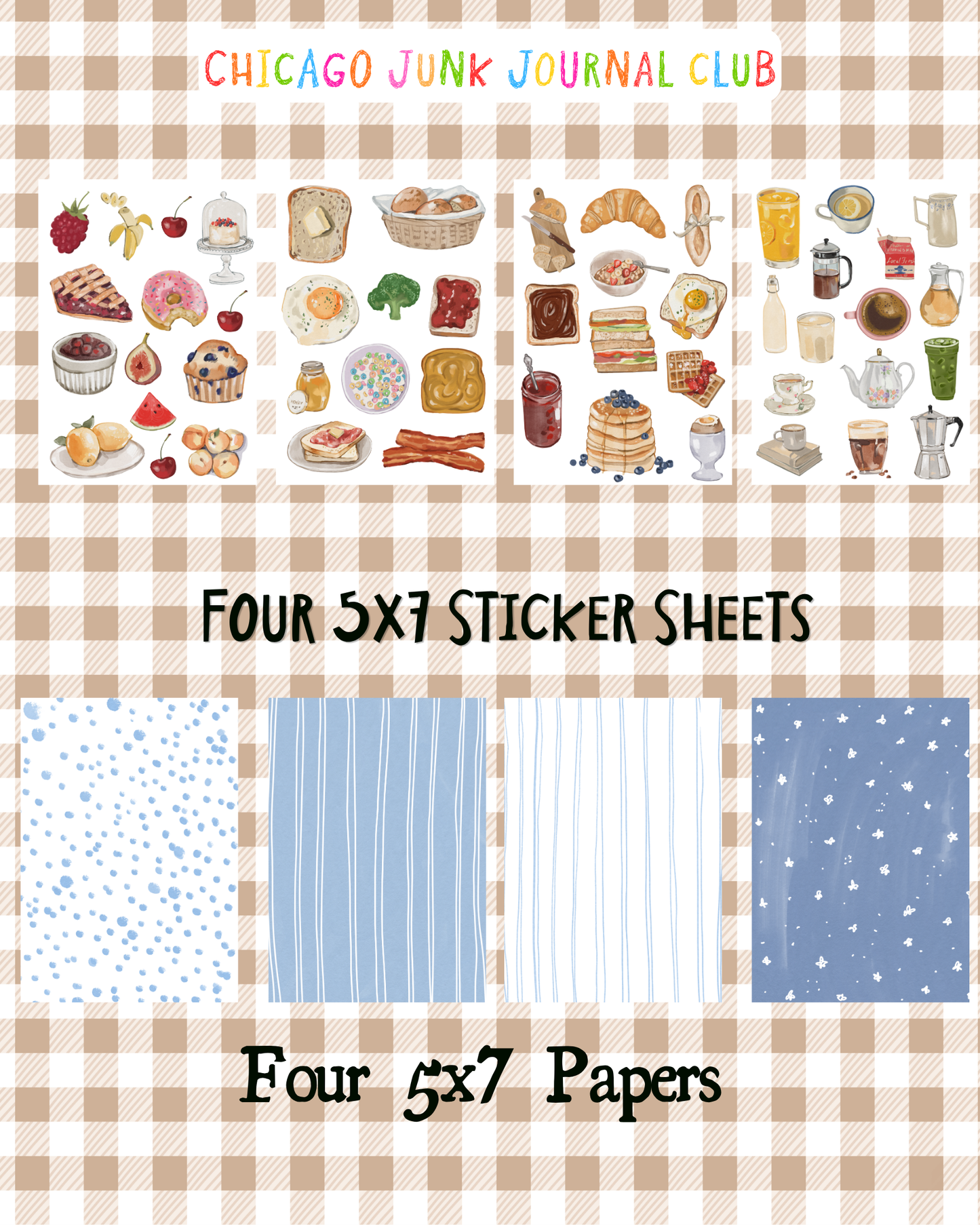 The Perfect Breakfast: A Collective Zine Junk Journal Gathering