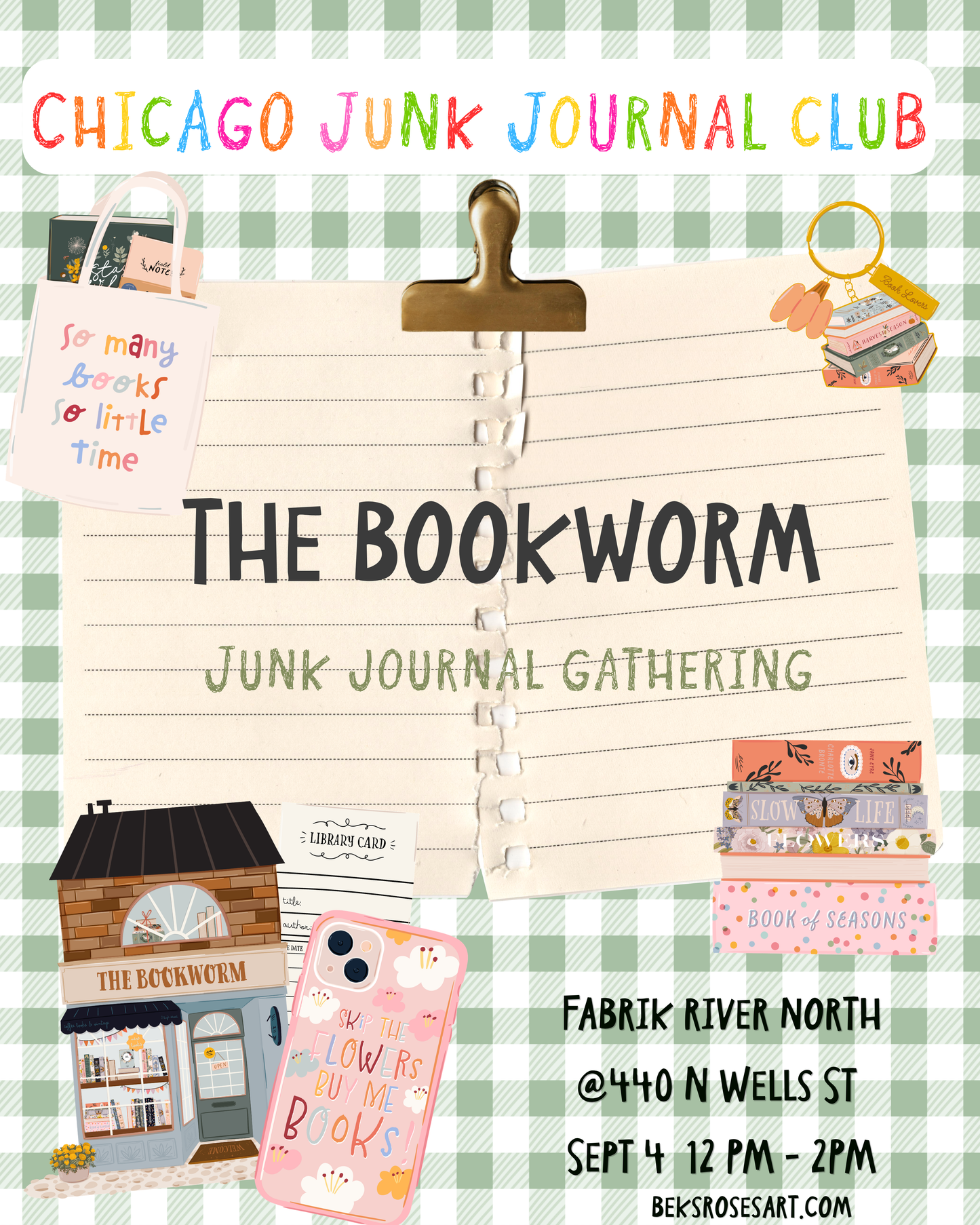 The Bookworm Junk Journaling Gathering