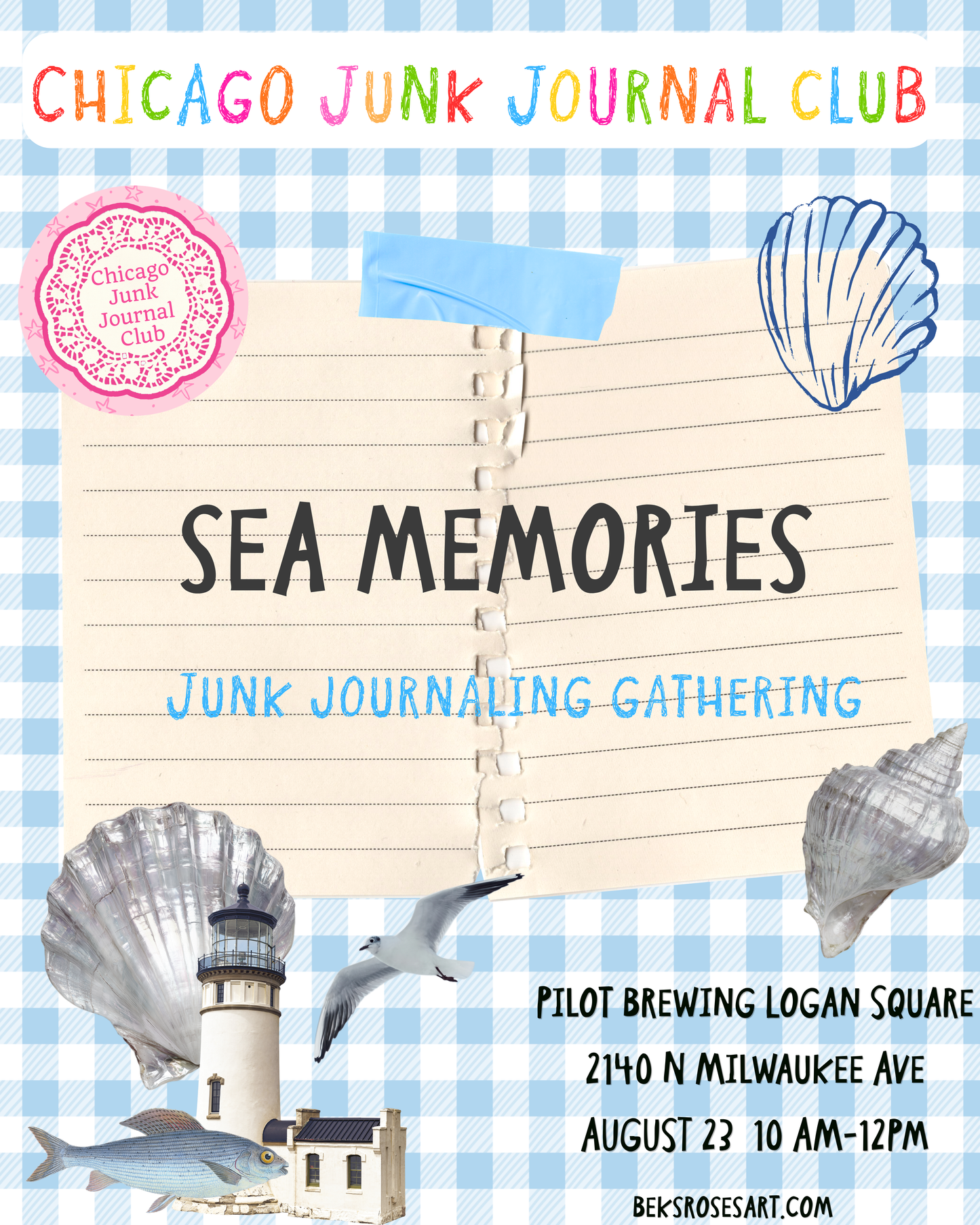 Sea Memories Junk Journal Gathering