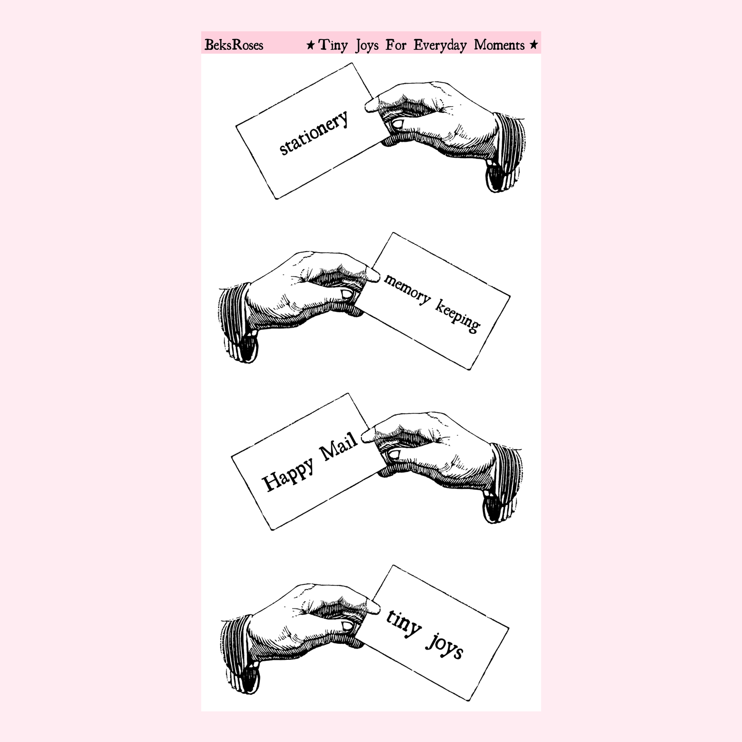 Happy Mail Sticker Sheet
