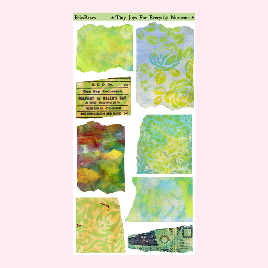 Painted Fragments Series 2 Sticker Sheet