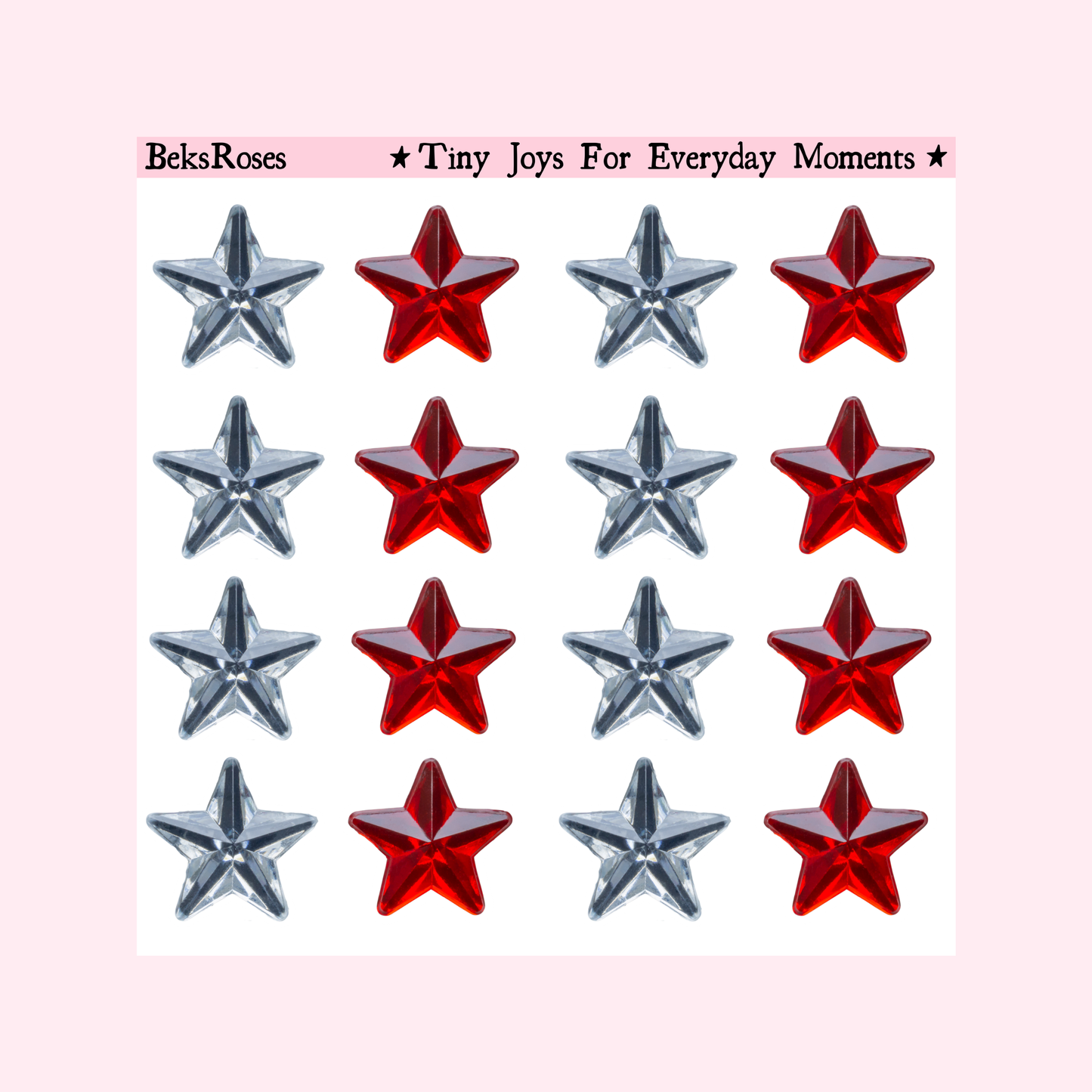 Craft Stars Sticker Sheet