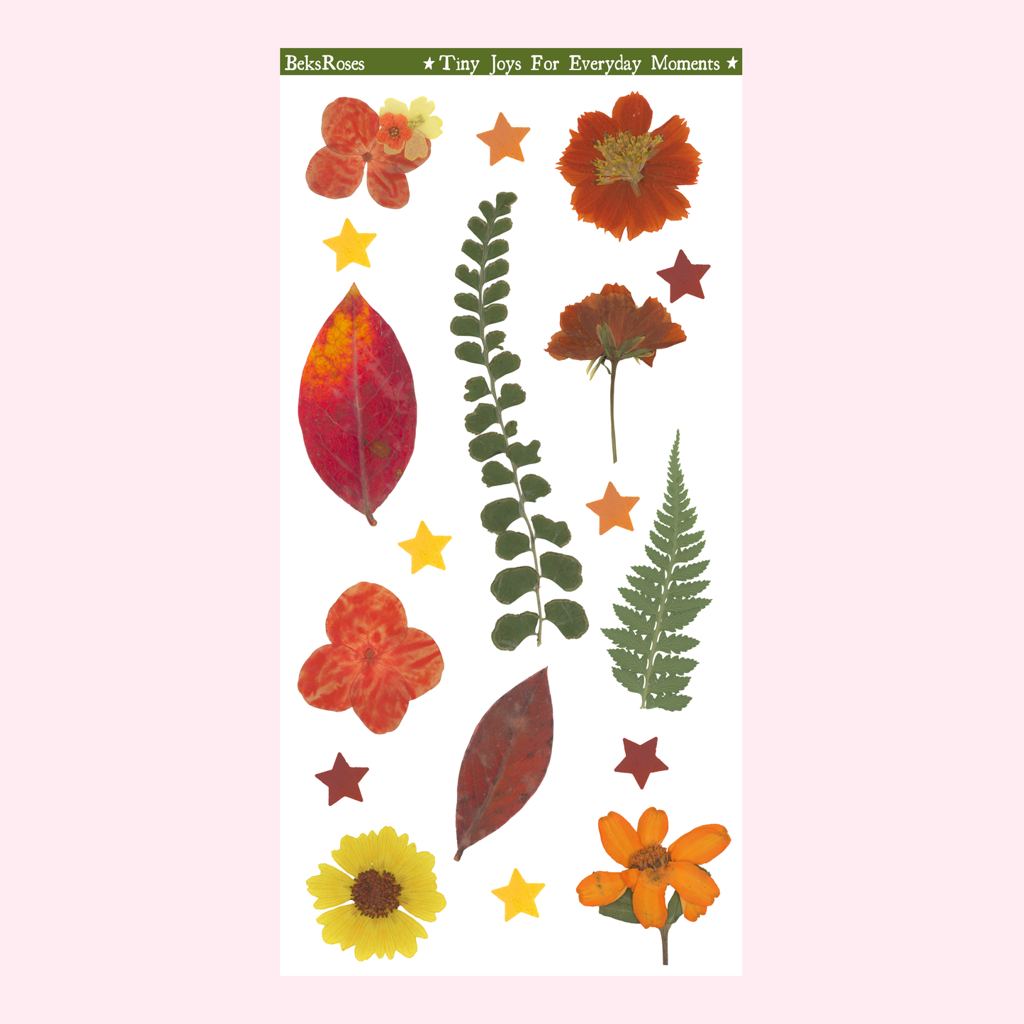 Autumn Collections Sticker Sheet