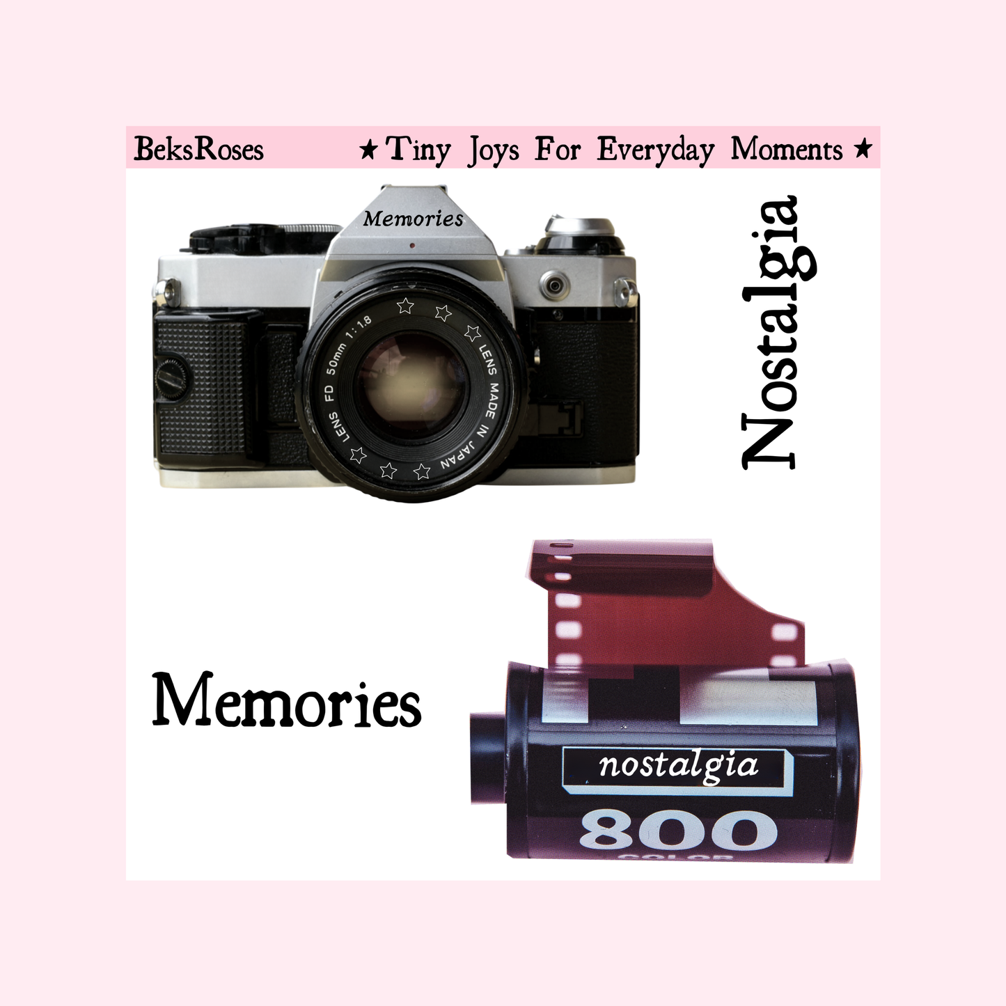 Camera Iron-On Design