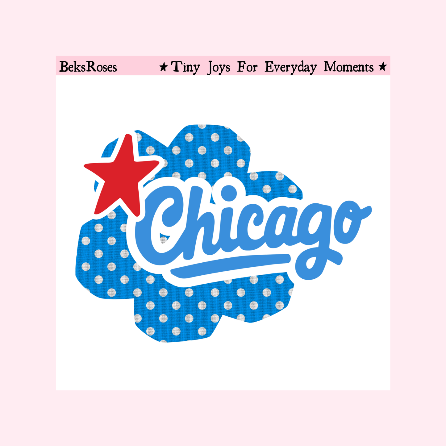 Chicago Iron-On Design