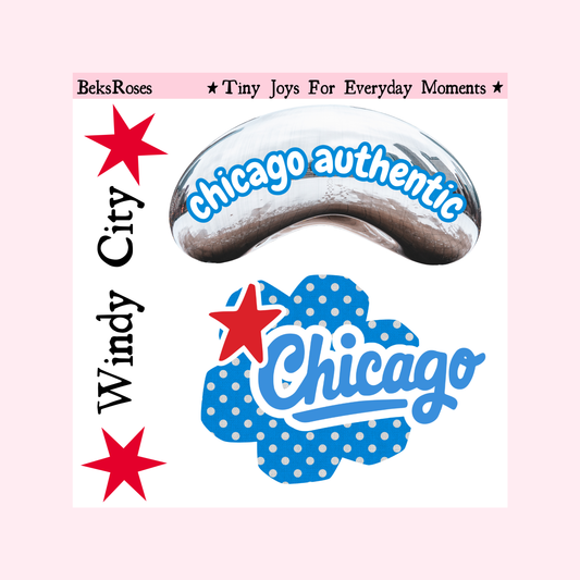 Chicago Bundle Iron-On Design