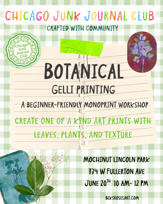 Botanical Gelli Printing Workshop