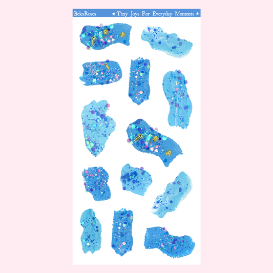 Sea Blues Sticker Sheet