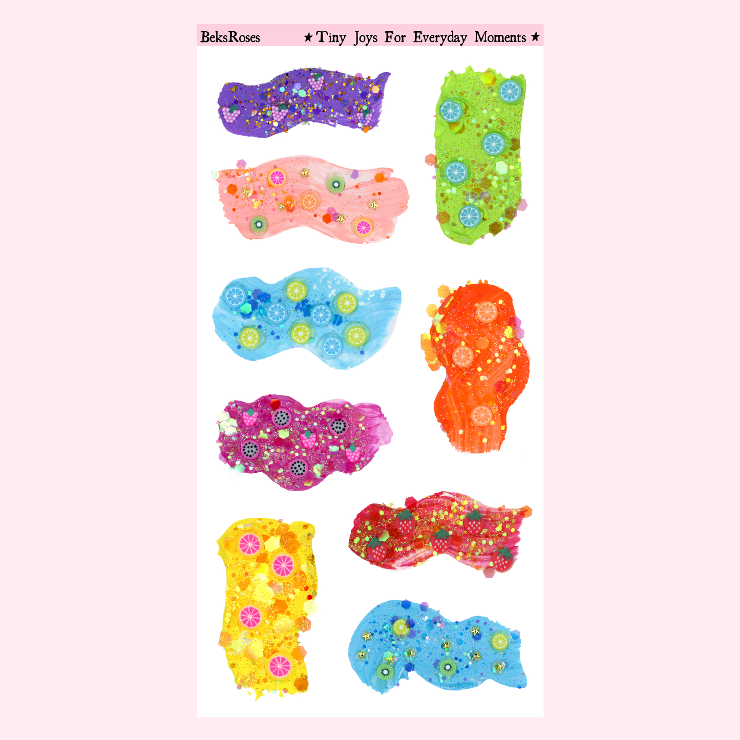 Fruit Salad Sticker Sheet