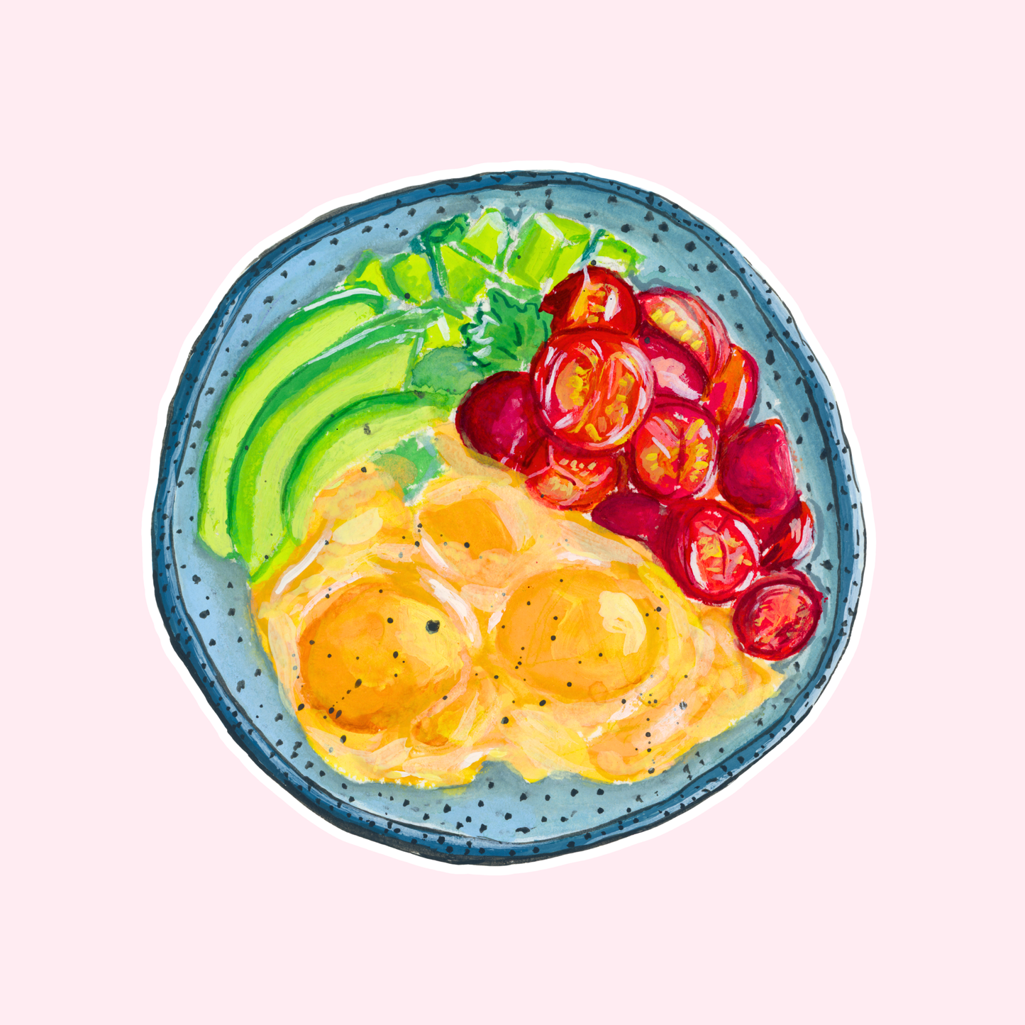 Breakfast Plate Sticker