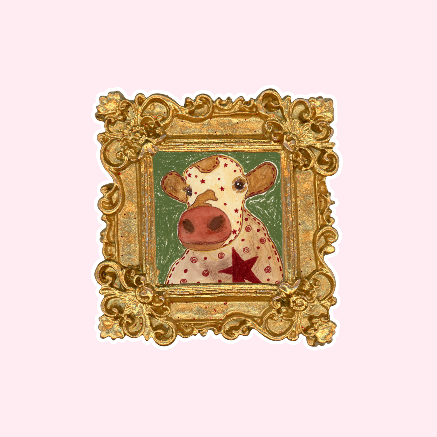 Cow Museum Sticker