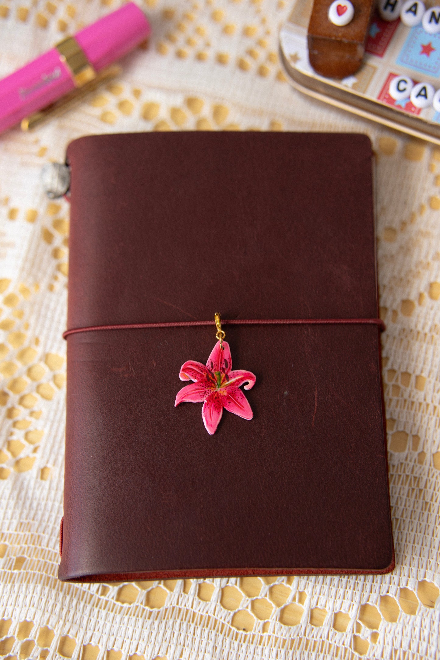 Lily Journal Charm