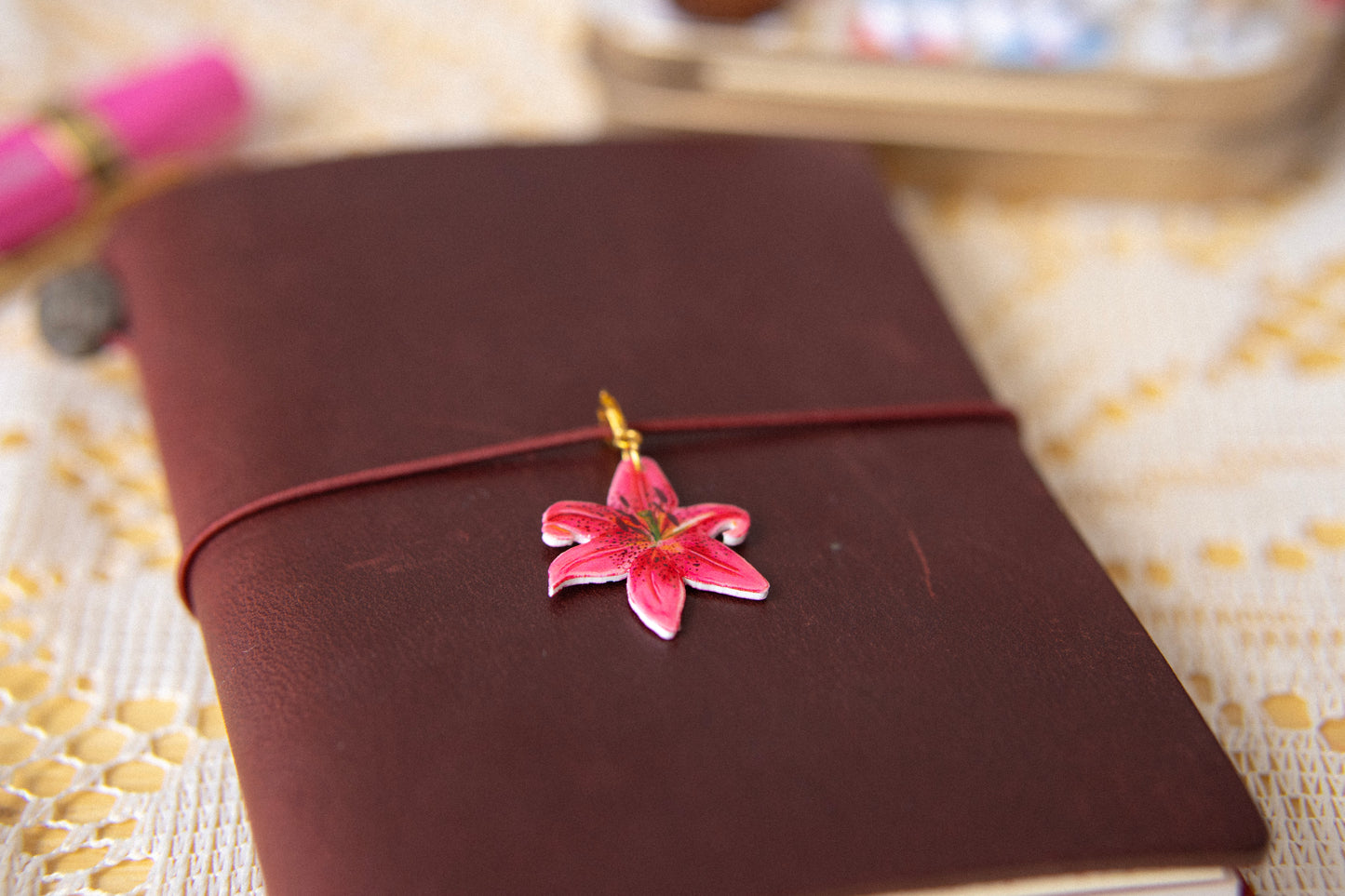 Lily Journal Charm