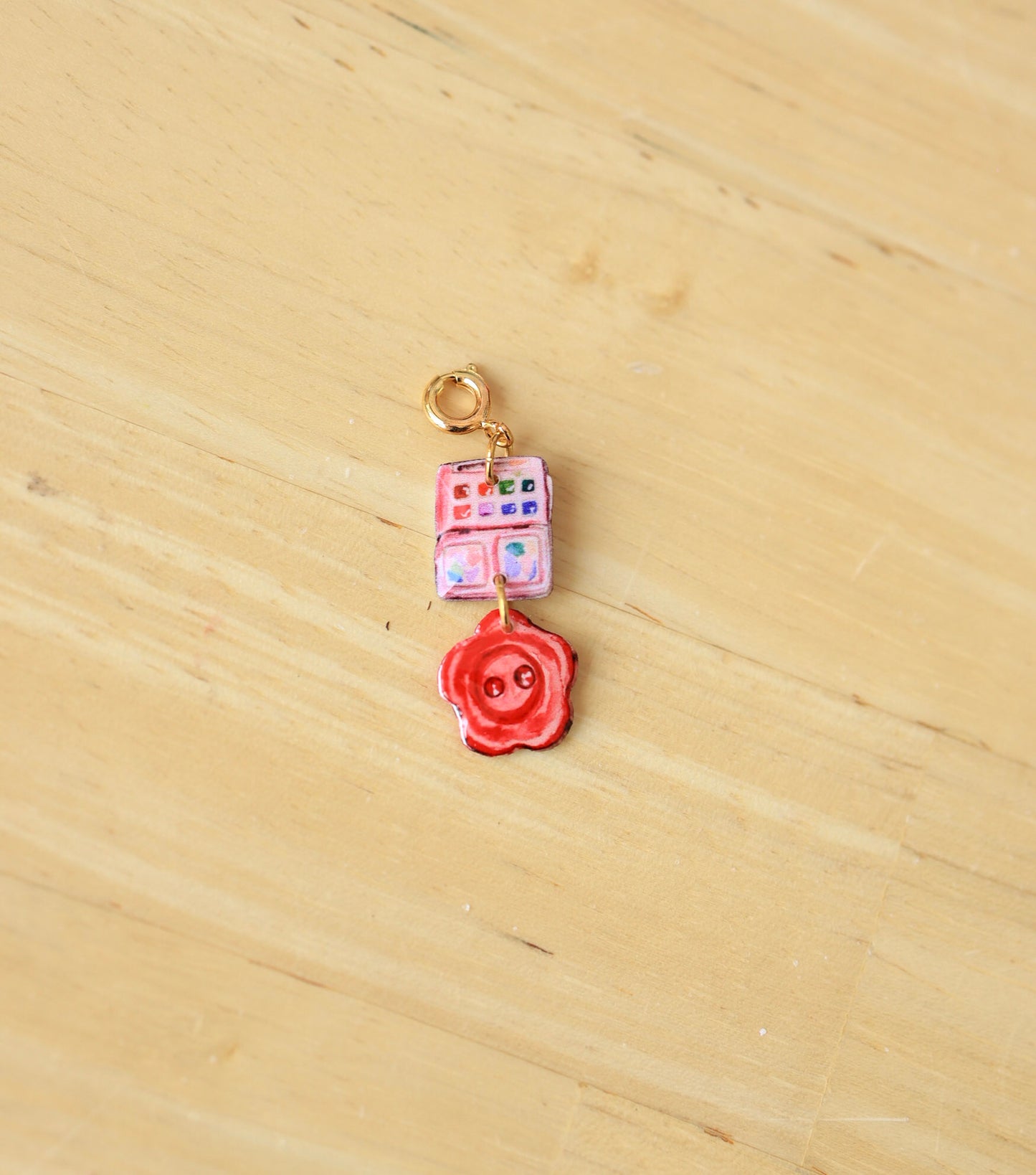 Watercolor Palette Journal Charm