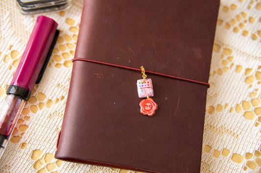 Watercolor Palette Journal Charm
