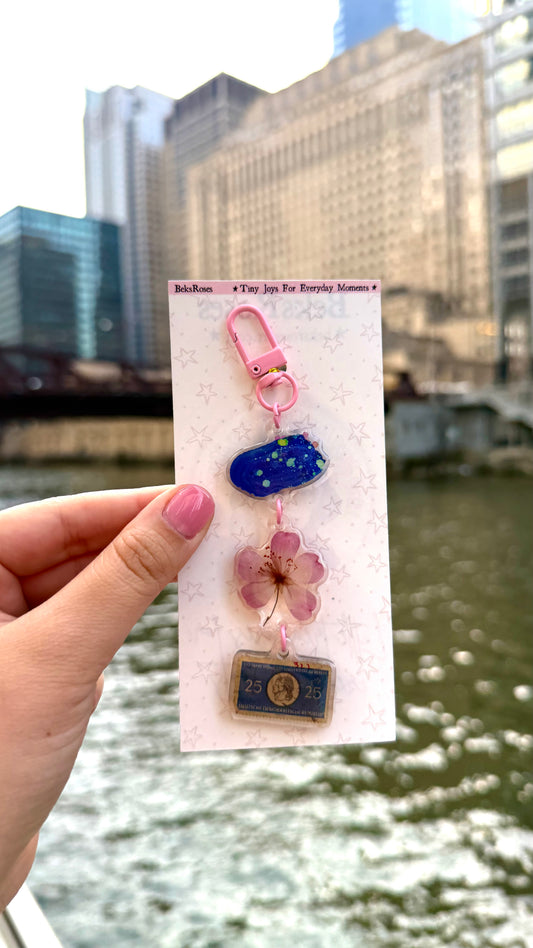 Midnight Bloom Tiny Joy Charms