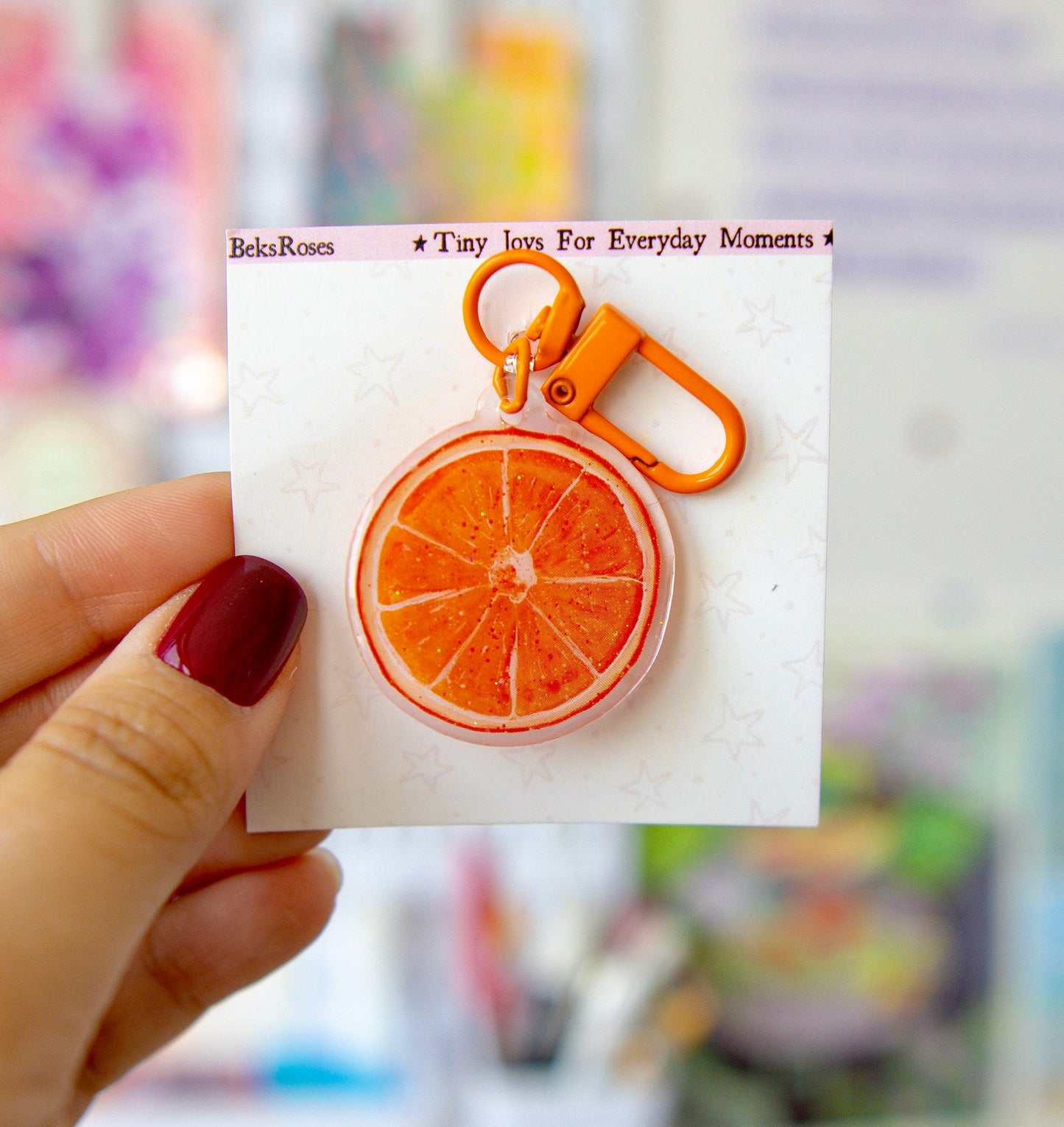 Orange Slice Tiny Joy Charm