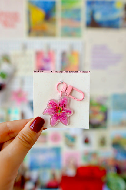 Stargazer Lily Tiny Joy Charm