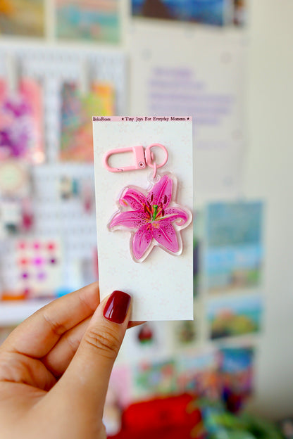 Stargazer Lily Tiny Joy Charm