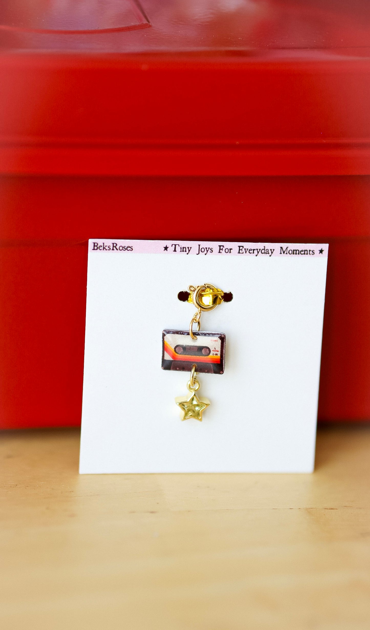 Cassette Journal Charm