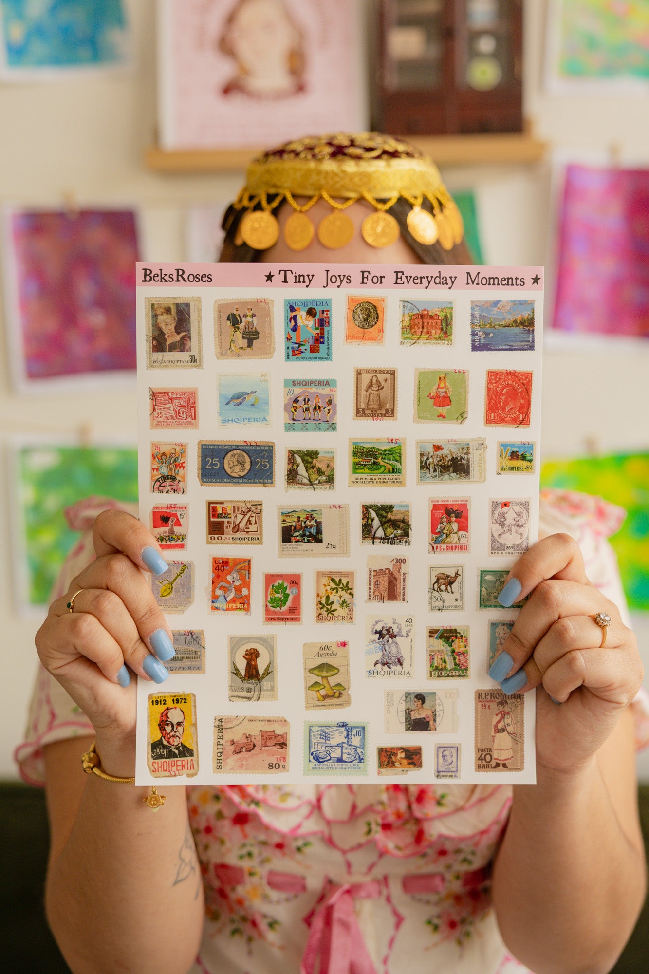The Family Stamp Collection Sticker Sheet