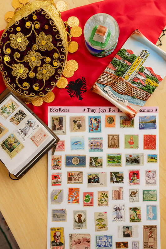 The Family Stamp Collection Sticker Sheet