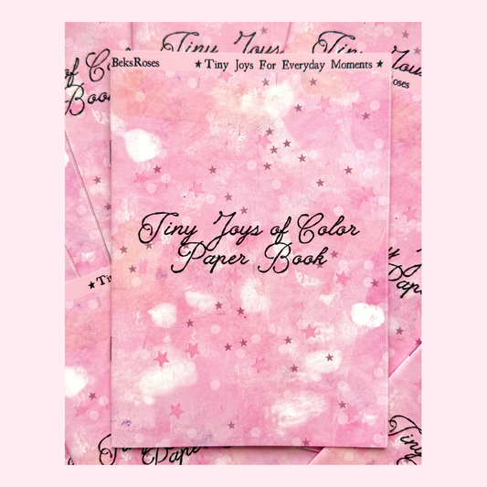 Tiny Joys Of Color Paper Book